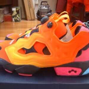 Size 10.5 - Chromat x Reebok Instapump Fury OG Solar Orange Shoes Sneakers